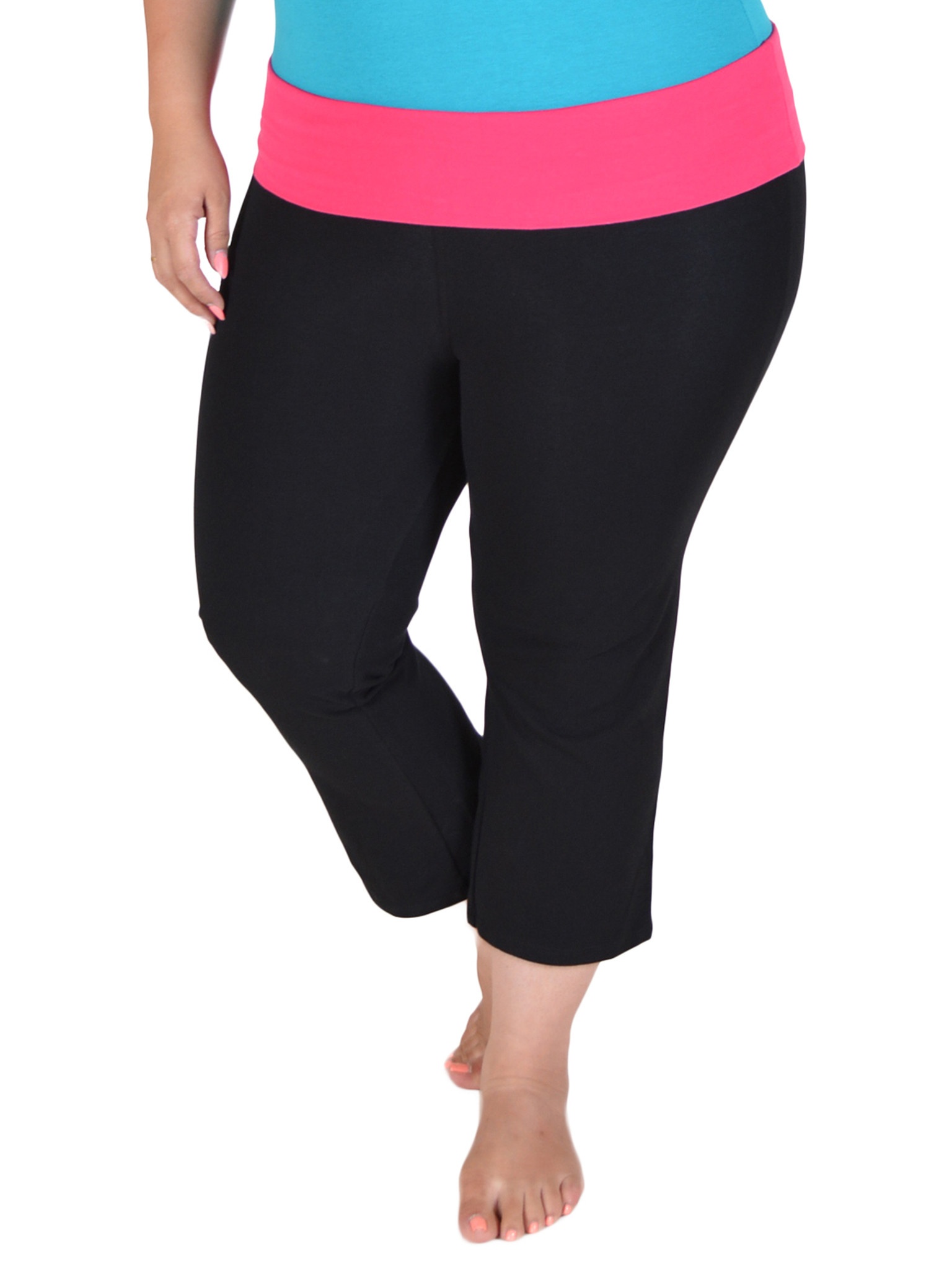 walmart plus size capri pants