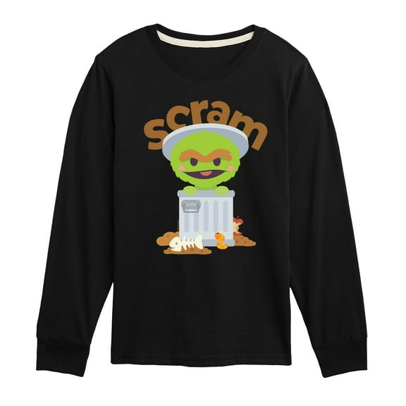 Sesame Street - Kawaii Oscar - Toddler and Youth Long Sleeve T-Shirt