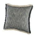 thumbnail image 4 of Ox Bay Bennett 20" x 20" Dark Blue Fringed Cotton Adult Decorative Throw Pillow, 4 of 9