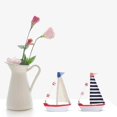 thumbnail image 4 of Model Sail Boat Decorations Beach Event Decoration Resin Material 4Pcs, 4 of 5
