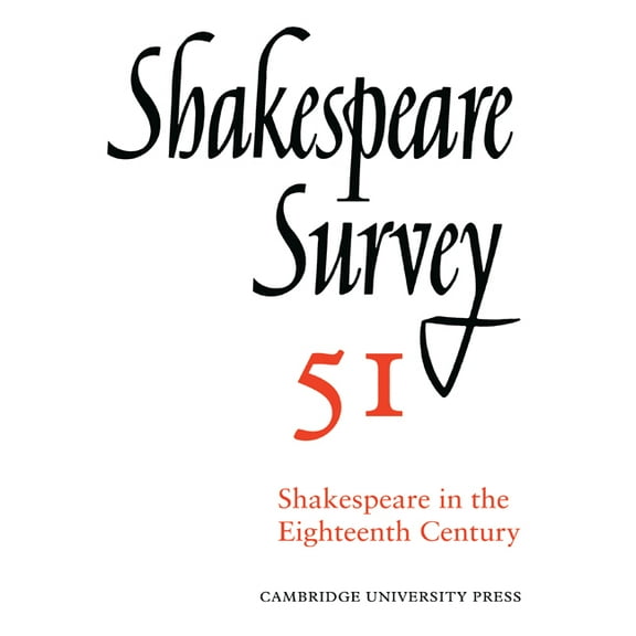 Shakespeare Survey, (Paperback)