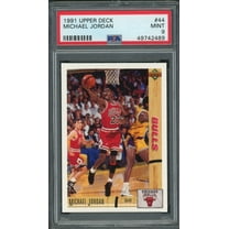 Michael Jordan 1991 Upper Deck Basketball Card #44 Graded PSA 9 MINT