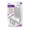 thumbnail image 1 of Crafters Companion Ensemble de Tampons et Matrices Gemini Fancy Font - HAPPY Thoughts, 1 of 2