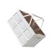 thumbnail image 2 of Cateissary Caja plegable para guardar juguetes al aire libre, caja de plástico resistente con marco, caja de almacenamiento pequeña para Almacenamiento y organización del hogar Mango mediano, 2 of 6