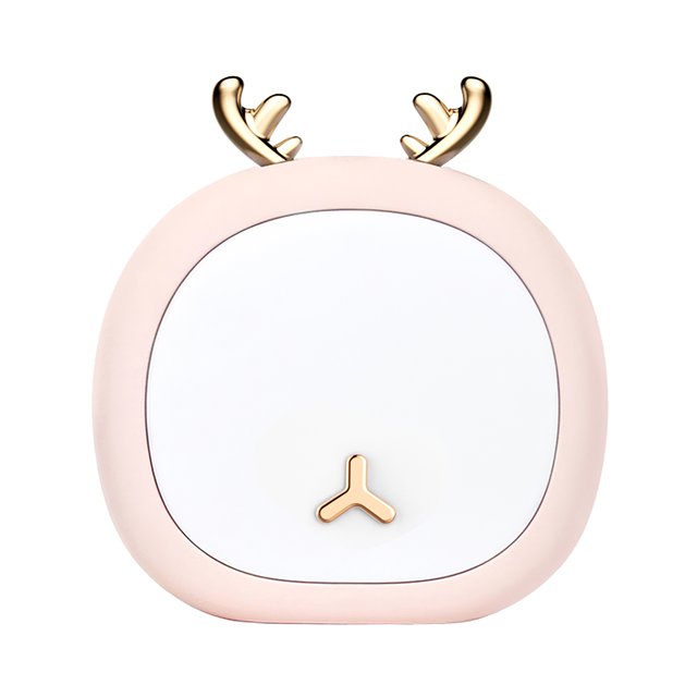Cute Deer Night Light Adorable Usb Recargable Con 3 Colores De Iluminación Sensor Táctil De Atenuación Continua Lámpara Ambiental De Cabecera Para Habitación De Bebé Dormitorio Sala De Estar Noticed HA014004-00