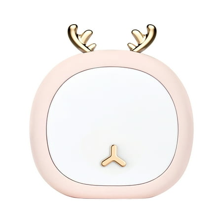 

DTOWER Cute Deer Night Light Adorable USB Rechargeable with 3 Lighting Colors Stepless Dimming Touch Sensor Bedside Ambient Lamp for Baby Room Bedroom Living Room