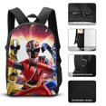 thumbnail image 3 of Power Rangers Backpacks 3 Piece Set Bookbag with Lunch Bag And Pencil Case, 3 of 8