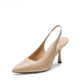 thumbnail image 1 of Zapatos de Tacón Bajo con Tira Trasera Nude para Mujer DREAM PAIRS DWUMPU2510, 1 of 7