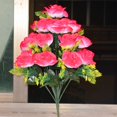 thumbnail image 3 of Taicans 18-Heads Realistic Artificial Red Rose Bush,19.7in Silk Faux Flowers for Vase,Home Decor,Wedding,Party Decorations,Indoor Outdoor Artificial Plants, 3 of 9