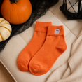 thumbnail image 6 of Garbnen Women's Halloween Crew Socks Funny Cute Graphic Mid Calf Socks Spooky Fall Winter Soft Halloween Gift for Women, 6 of 6