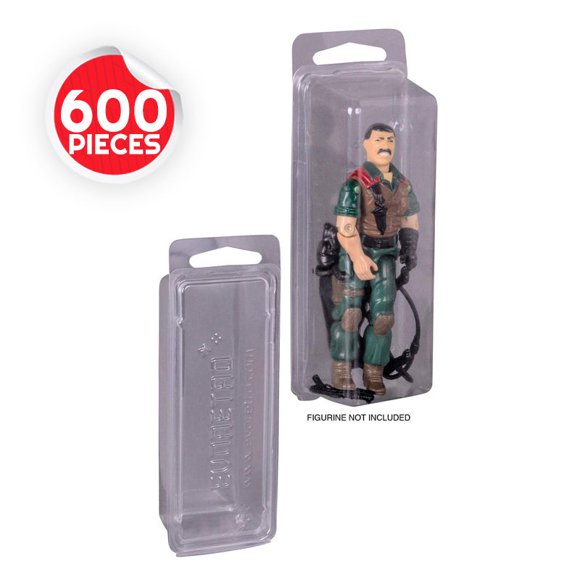 EVORETRO 600x PET Blister Protectors for 3.75" Star Wars & GI Joe Figures – Clear 0.40mm Plastic Display Cases