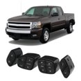 thumbnail image 3 of Steering Wheel Switch Button Set, 4pcs Replacement For Silverado 1500 2003-2009 21997738  Black, 3 of 8