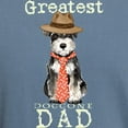 thumbnail image 3 of CafePress - Mini Schnauzer Dad T Shirt - Mens Comfort Colors Shirt, 3 of 5