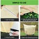 thumbnail image 5 of 120 X 180 Cm Protection Hivernale Pour Plantes, Protection Hivernale, Protection Contre Le Gel, Avec Fermeture Clair Et Cordon De Serrage, Respira, 5 of 5