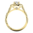 thumbnail image 3 of Dazzlingrock Collection 0.95 Carat (ctw) 14K Round Diamond Ladies Bridal Fashion Engagement Ring 1 CT, Yellow Gold, Size 6, 3 of 4