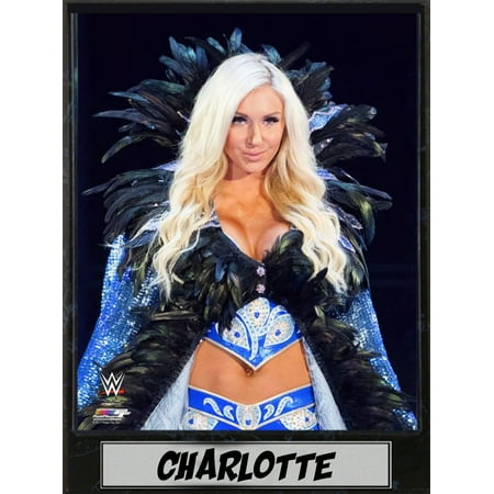 Star Photo Plaque - 9x12 Photo Plaque - Charlotte Flair