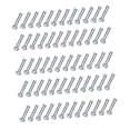 thumbnail image 3 of Aros para la nariz, joyería para la fosa nasal, aros para piercing corporal, regalos blancos/multicolores 60 piezas-blanco, 3 of 9