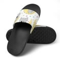 thumbnail image 4 of GZHJMY Stylish Slides for Women Men, Moon and Sleeping Koala Soft Flexible Slip-on Sandals Slippers, 4 of 7