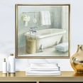 thumbnail image 3 of Pastel Bath I - Bathroom Framed Canvas, 3 of 3