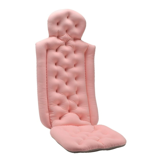 Almohada de baño Almohada para bañera Almohada de baño de Cuerpo Completo, cómodo cojín Suave y Transpirable para SPA, bañera, baño, Regalos de baño , rosa Macarena Almohada de bañera