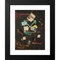 thumbnail image 2 of John Frederick Peto 19x24 Black Modern Framed Museum Art Print Titled - Hsp's Rack Picture (circa 1900), 2 of 5
