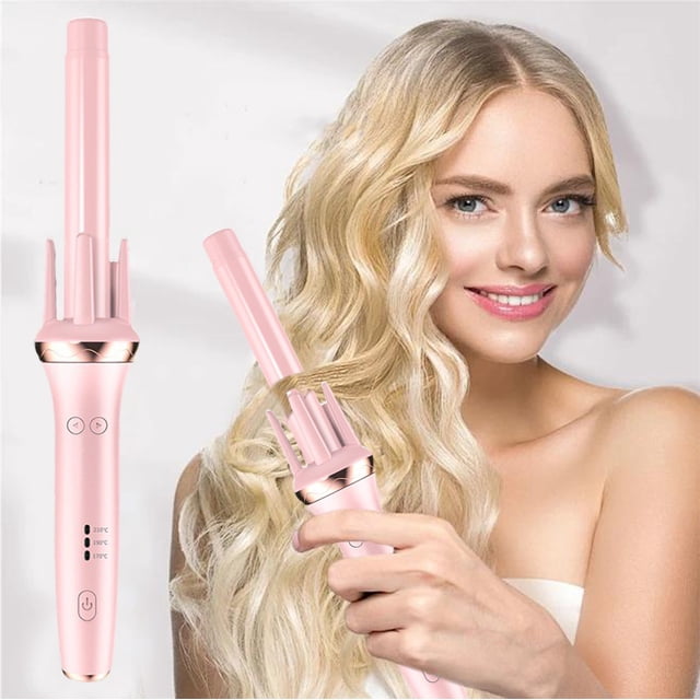 32mm Automatic Hair Curler Easy-to-use Travel Automatic Curling Iron Fast Heating Small Auto Rotating Curing Wand For Curls Waves 3 Tunable Temps Auto Shut-Off