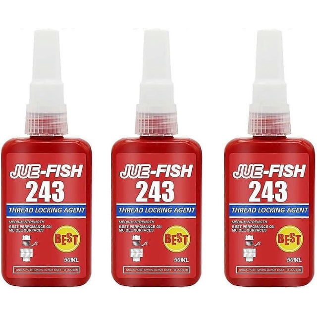 Sellador de tornillos 243, fijador de roscas azul, fijador de roscas Locktight, adhesivo instantáneo