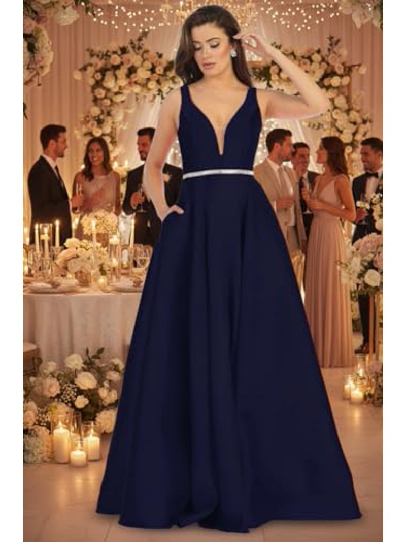 Womens Royal Blue Bridesmaid Prom Stretchy Long Cowl Neck Off The Shoulder Trumpet Plus Size Dress