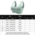 thumbnail image 2 of Conjunto de lencería Sujetador de encaje para mujer, sujetador cómodo y transpirable, ropa interior de fácil cierre (verde XXL) Kuymtek Verde T XXL para Mujer, 2 of 5