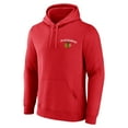 thumbnail image 2 of Men's  Red Chicago Blackhawks Team Lockup Pullover Hoodie, 2 of 3