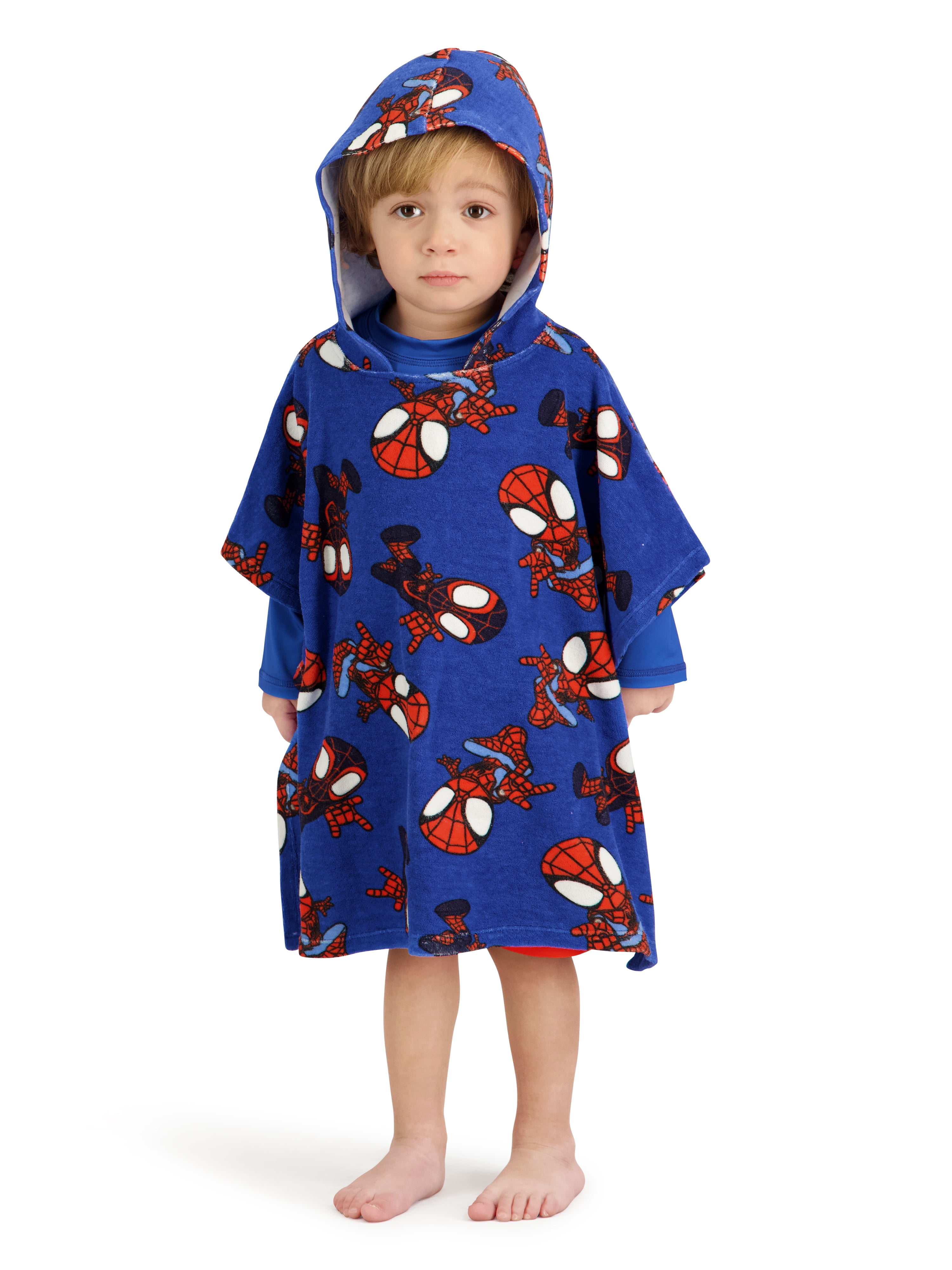 Character Toddler Boy Rash Guard Swim Set with Coverup, 3- Pieces, Sizes 12M- 5T