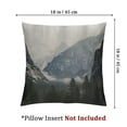 thumbnail image 4 of nygtbtfer  Decorative Throw Pillow Cover  National Park Nature Mountain Trees Mist Couch Pillow Cover Cushion Case for Modern Simple Farmhouse Style Decor White, 4 of 7