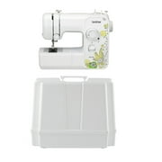Brother SM1704 17-Stitch Free Arm Sewing Machine and A Hard Case for Carrying and Storage