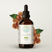 HerbEra Camu Camu Tincture, Herbal Dietary Supplement for Antioxidant Support, Camu Camu (Myrciaria dubia) Dried Fruit Extract, Natural, Alcohol-Free, Drops 4 oz