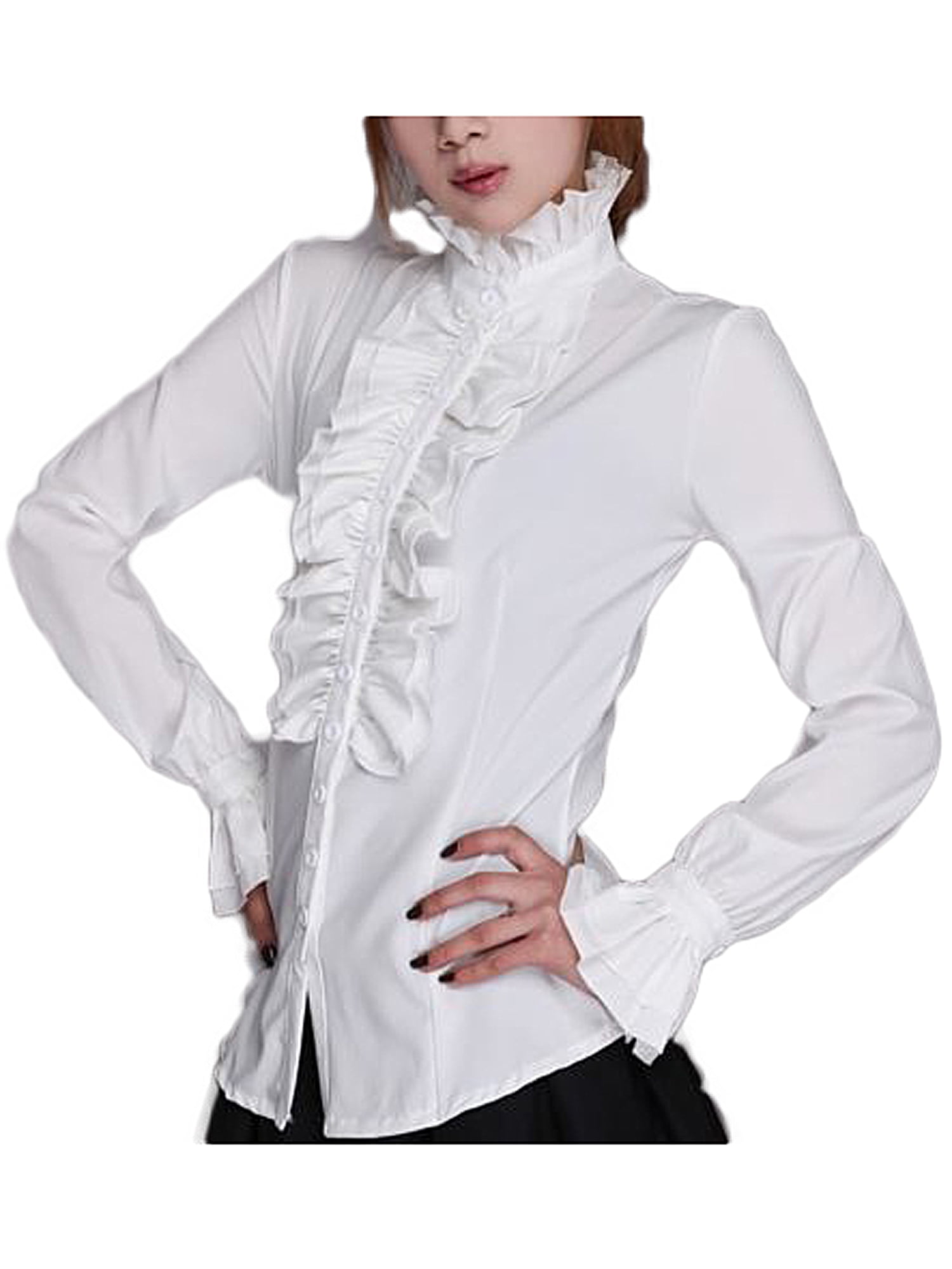 Frilly shirts for womens Clearance