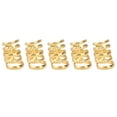 thumbnail image 2 of Beard Rings, Multifunctional Spring Hair Cuffs  For Men For Party For Weeding For Women Gold, 2 of 8