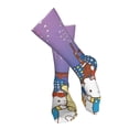 thumbnail image 3 of Lsque Sanrio Print Women's Men's Novelty 20in Crew Socks Cotton Socks Knee High Socks for Walking,Running,Nurses,Pregnancy, 3 of 6