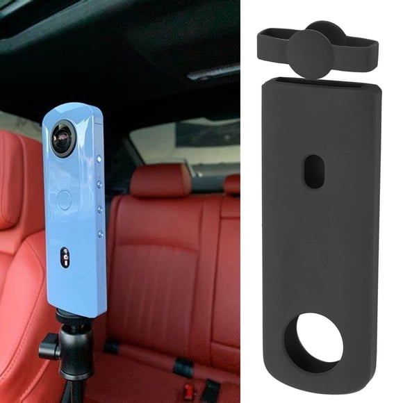 PU585 Action Camera Silicone Case for Theta SC2 360 Action Camera Protective Case with Silicone Lens Cover Digital Camera Accessories