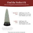 thumbnail image 4 of Best Choice Products 36in Wood Slatted Christmas Tree Collar - Black, 4 of 8