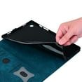 thumbnail image 6 of TECH CIRCLE Case for All New Kindle 11th Generation 2022 Release, Colorful Embossing Premium PU Leather Slim Stand Card Slot Wallet Protective Case for 6 inch Basic Kindle 2022 Release, Blue, 6 of 8