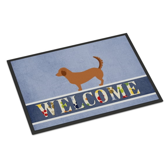 Carolines Treasures BB8270MAT Alpine Dachsbrake Door Mat Indoor Rug or Outdoor Welcome Mat 18x27 Doormat  27"L x 18"W