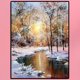 thumbnail image 3 of YM1 (Scenery-B1526) paisaje diamantes pintura diamantes resina pintura decorativa DIY 30*40CM, 3 of 9