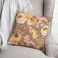 thumbnail image 3 of Creative Products Yellow Flowers Pink 16 x 16 Indoor / Outdoor Pillow, 3 of 3