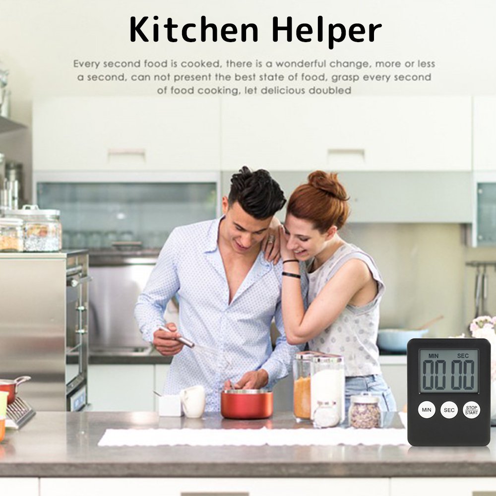 Jayron Kitchen Timer Rappel Gérer Les Minuteries Minuterie Mécanique Rotative à 360 Degrés Compte à Rebours De Cuisson Réveil De Cuisine Réfrigérateur Magnétique Pour La Cuisine,l'apprentissage