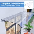thumbnail image 6 of Door Awnings Rain and Snow, Invisible Shelter Cover,Awning Outdoor Front Rain Canopy,Window Awnings,Balcony Rain Blocker,for Patio Balcony Eaves, 6 of 9