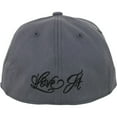 thumbnail image 4 of 5% Nutrition Rich Piana Love It Kill It Gray Trucker Hat, Baseball Hat - Fitted Flexfit Flat Bill Cap for Men and Women, Embroidered White 5 Percent Logo, 4 of 10