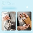 thumbnail image 2 of Metal Star Key Chain With Bow Design Stylish Key Pendant For Bags Durable And Eye Catching Present, 2 of 8