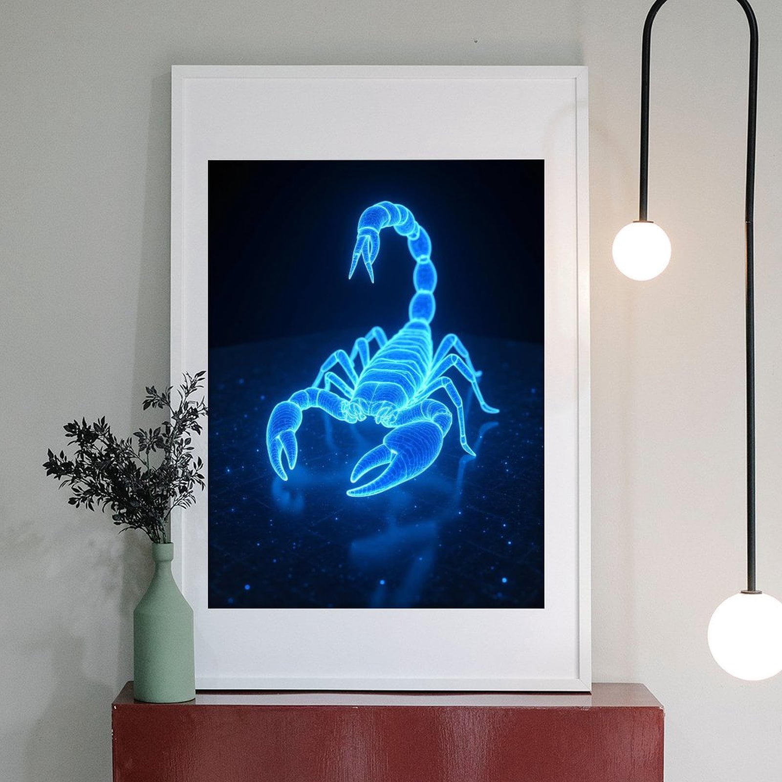 Diamond Art Kit for Adults, Holographic Scorpion Digital Art Diamond Painting for Adults Beginners, 5D DIY Diamond Art Painting Kits, Colorful Diamond Painting Craft for Home Decor 12x16