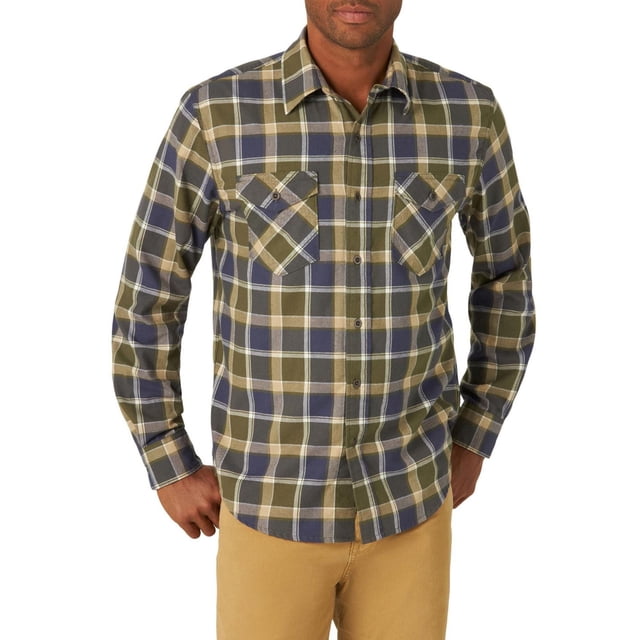 Wrangler Chemise de Grande Qualité à Manches Longues Pour Homme