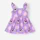 thumbnail image 3 of Disney Mickey y sus Amigos Vestido para Niñas Bebé/Toddler con Estampado de Personajes y Mangas Volantes, 3 of 3